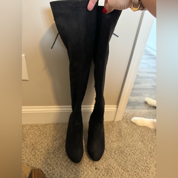 Black over the knee boots - Picture 2 of 4